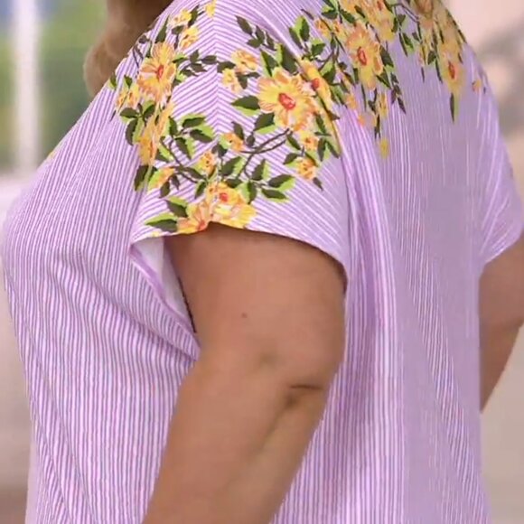 NEW 1X Cuddl Duds Cotton Touch Dolman Tunic & Gaucho Pant Set with pockets (QVC) - Picture 5 of 16